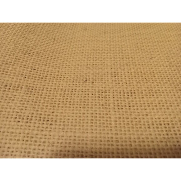 5 Yards Burlap Jute Khaki & Black Fabric Burlap Sewing Crafts - Picture 5 of 7